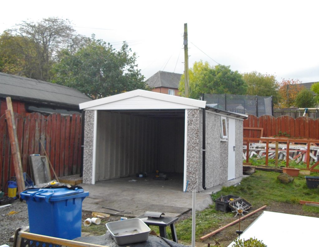 Concrete Garages - Barras Garden Shed Company Glasgow
