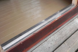 Stainless steel door sill