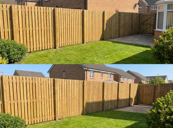 6ft Slat Garden Fencing