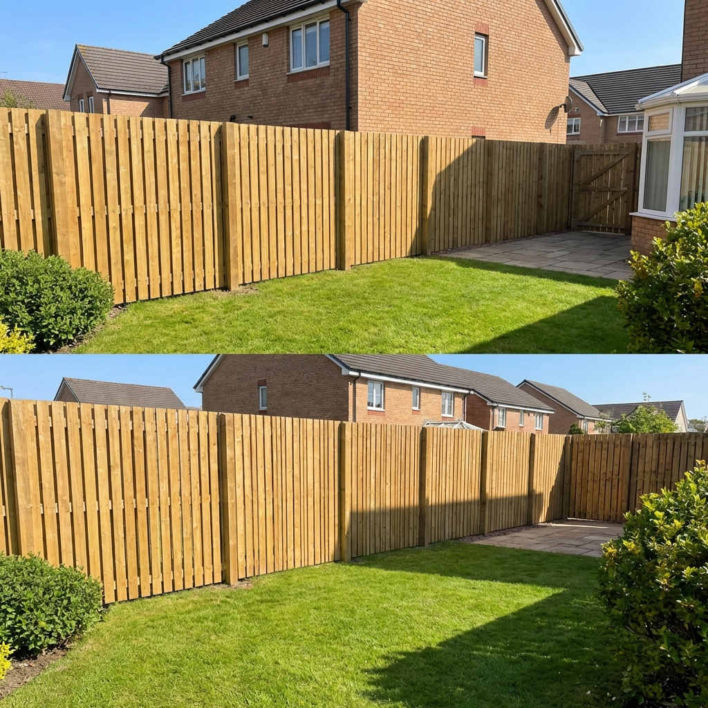 6ft Slat Garden Fencing