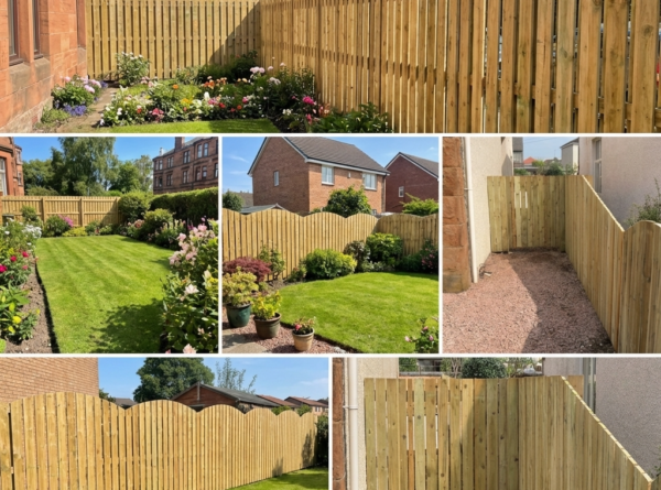 Glasgow Wooden Fencing for gardens